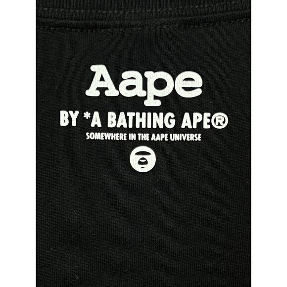 AAPE Crystal AAPE Head Tee Size 3X 100% Cotton Brand Patch - Picture 7 of 11